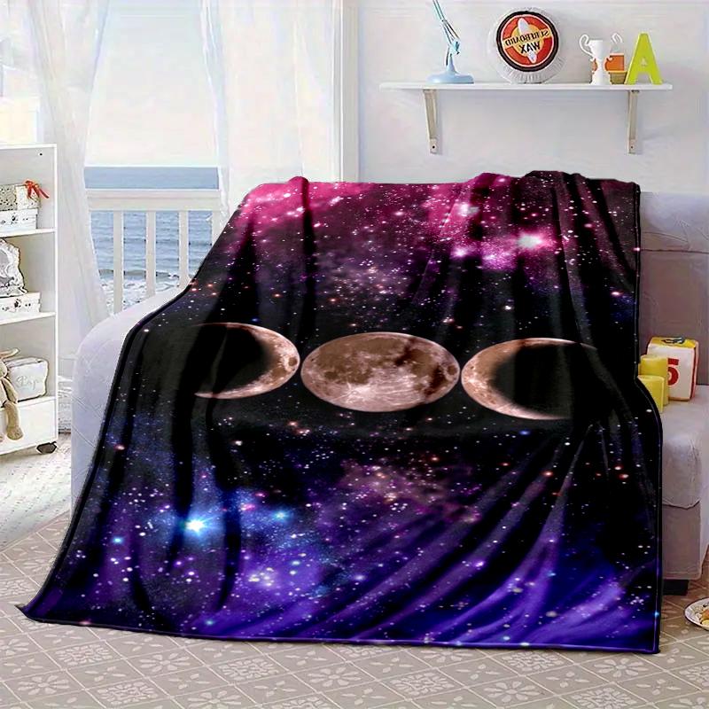 Pentagram And Moon Artwork Blanket Flannel Blanket Throw Blanket Sofa Cover Blanket Soft Premium Blanket Picnic Blanket Tv Blanket Gifts
