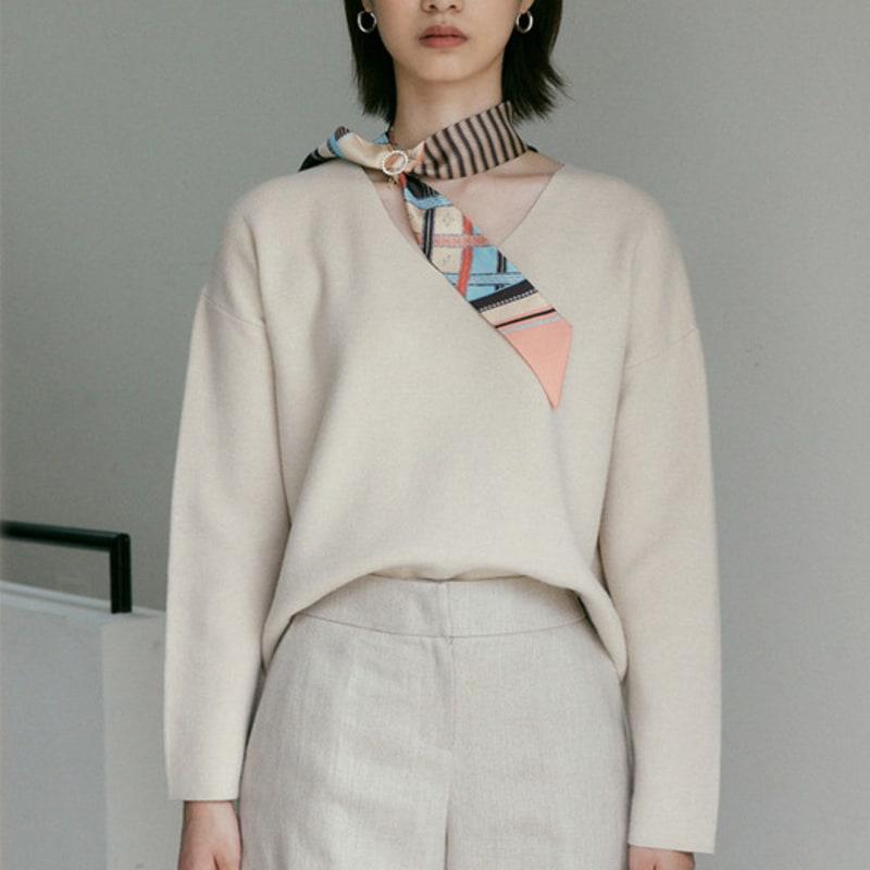 Saint Luxure Women's Short Scarf Twilly Heim Pink SL21FSTHMPK