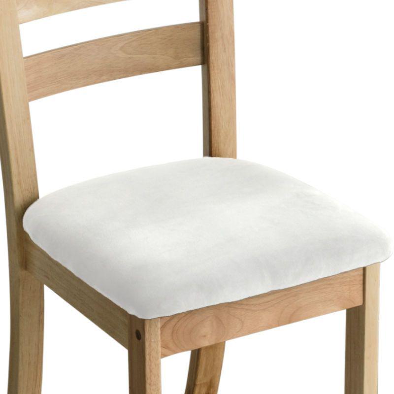 Silver Fox Velvet Stretch Chair Cover - Dustproof & Durable for Restaurants, Cafes, and Homes