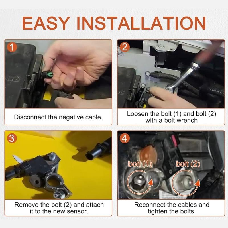 Auto Accessories for 2011-2020 Replacement Battery Current Sensor 4692269AI 04692269AG Battery Negative Line
