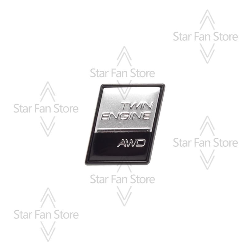 Metall Für TWIN ENGINE OCEAN RACE Entwickelter Elchtest R Design Schweden Flagge Abzeichen 3D Aufkleber Auto Kofferraum Karosserie Emblem Aufkleber