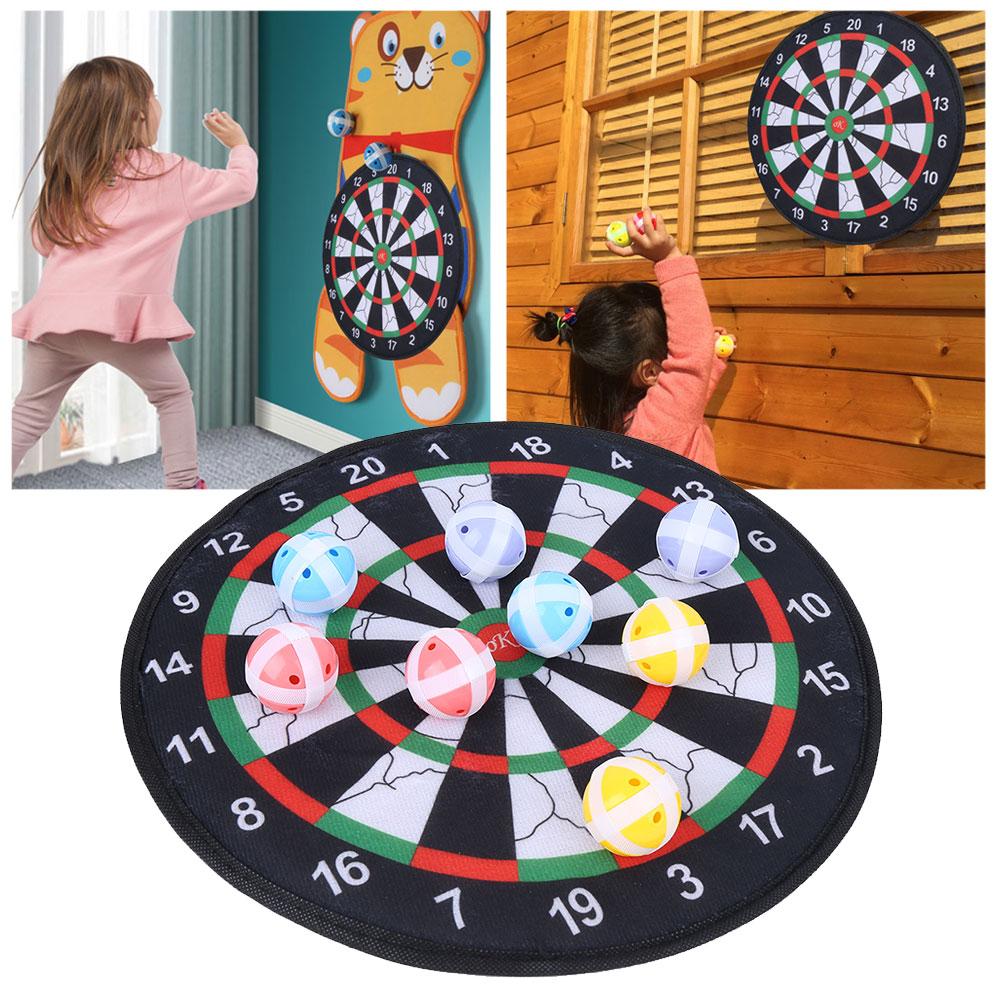 Flaneletă Durabilă Ușoară Desen Animat Copii Ventuză Dartboard Sporturi de Interior Exterior