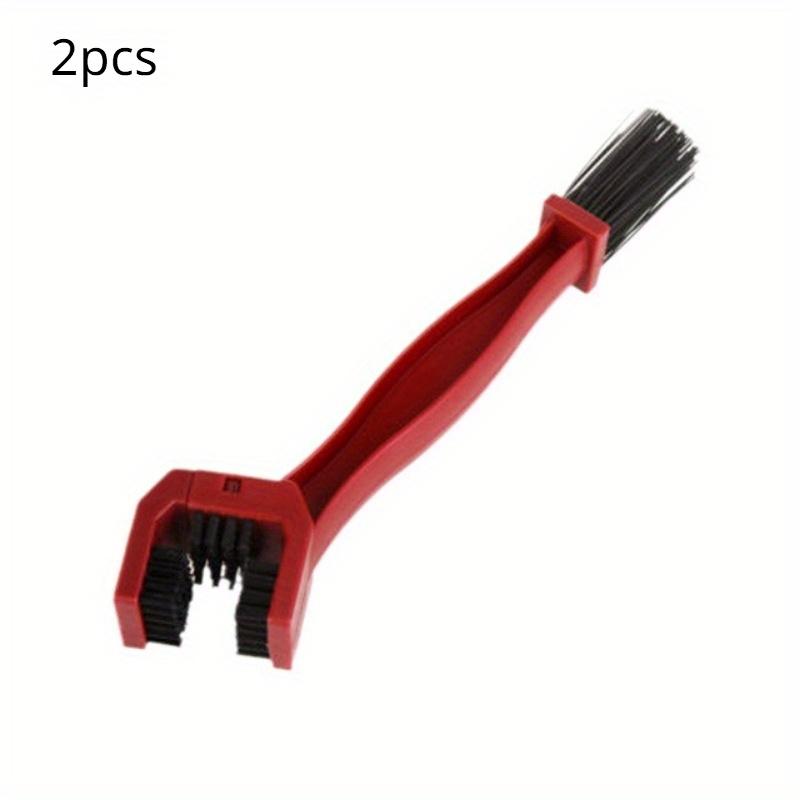 2 ks Čistič motocyklového řetězu, Univerzální čistič ráfků, pneumatik, řetězů jízdních kol, Údržba, Čisticí nástroj s kartáčem na nečistoty
