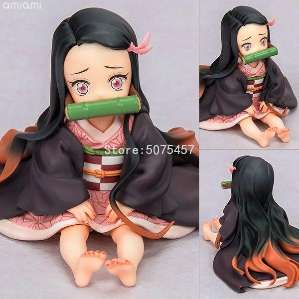 8cm Kimetsu No Yaiba Anime Figure G .E .M .Series Kamado Tanjirou Action Figure Demon Slayer Agatsuma Zenitsu Figurine Model Toys