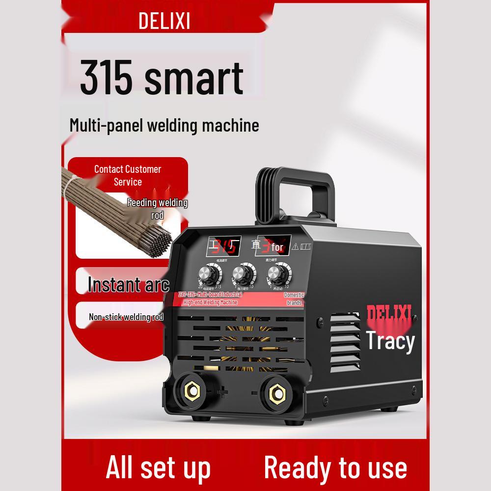 Delixi 315/400 Industrial Welder, Dual Voltage 220V/380V, Small All-Copper Automatic for Household & Industrial Use