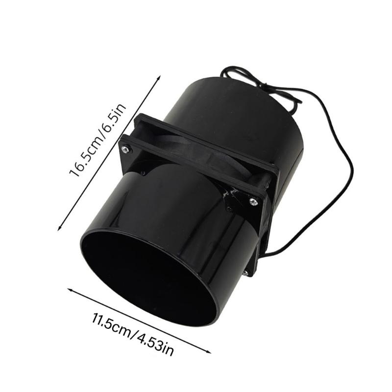 Ventilatore da Condotto In-line 12V Ventilatore di Aspirazione per Bagno Cucina 3000 Giri/min Piccolo Ventilatore di Aspirazione per Ufficio Corridoio Cucina Idroponica
