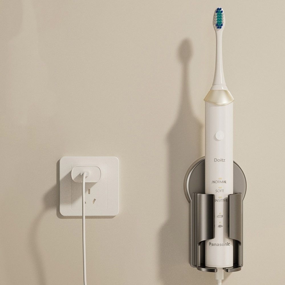 3Pcs Space Saving Suction Cup Electric Toothbrush Holder Reusable Toothpaste Storage Rack  for Home