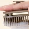 Yousheng Square Hair Scalp Massage Brush with Finger Strap Anti-Slip Hair Washing Scrubber for Deep Cleaning Exfoliating Relaxing Shower Shampoo Brush