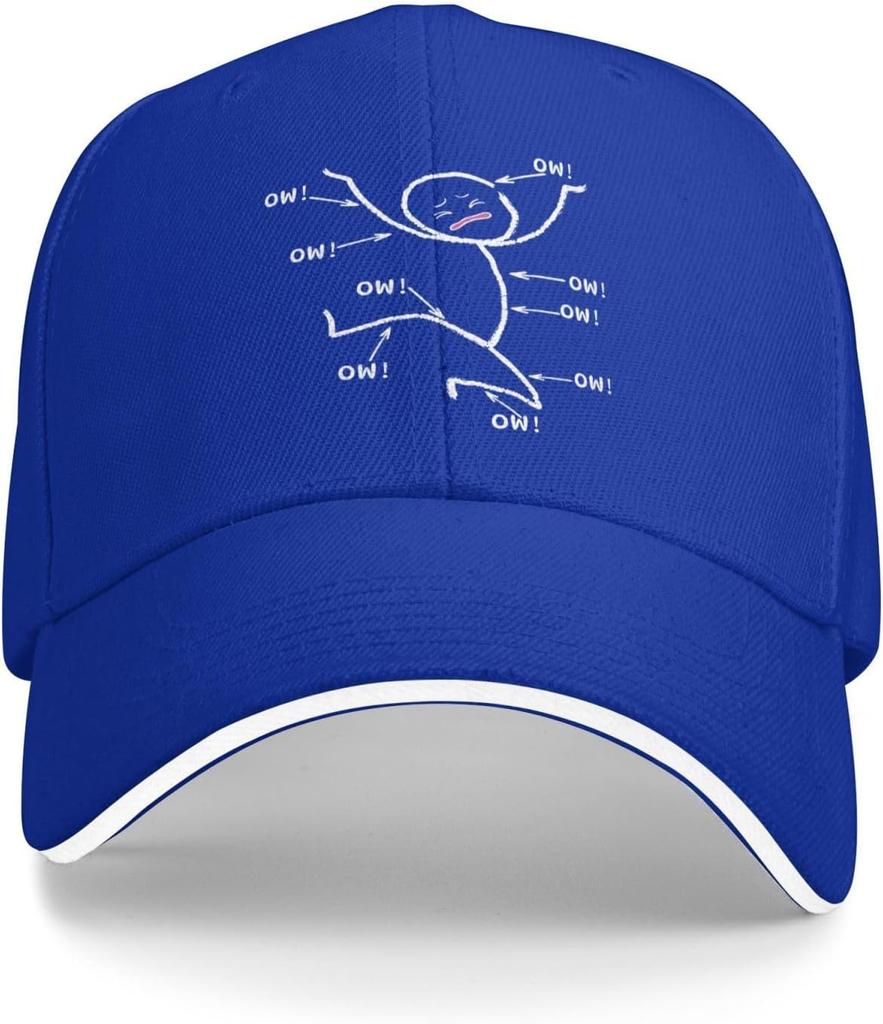 Figure Meme Baseball Cap Polyester Adjustable Outdoor Summer Hat