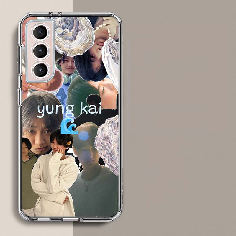 

Yung Kai Blue Phone Case For Samsung Galaxy S25 Edge S24 S23 FE S21 S20 S10 Plus S22 S26 Ultra Cover Clear Cases TPU Capa Shell Samsung S25 Plus
