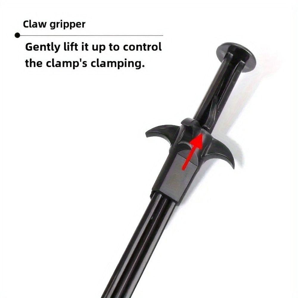 1Pcs Black Aquarium Plastic Tweezer 50cm Fish Tank Cleaning Tool for Aquarium Maintenance