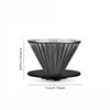 Pour Over Kaffeefiltertassen Wiederverwendbare Glasfilter Zartes Café Bar Zubehör Barista Werkzeuge Espresso