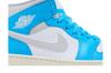 Jordan 1 Mid Dark Powder Blue White Sail Neutral Grey (Women's)