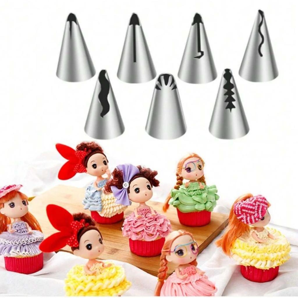 Cake Decorating Tools Set Stainless Steel Icing Piping Nozzle Tip Pastry Bag Cupcake Decoration Kitchen Baking Accessories