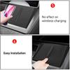 Jaronx Compatible with 2024    Tesla Model X/S Wireless Charging Silicone Mat, Anti-Slip Mat for Model S/X Plaid/Long Range Phone Charging Console,