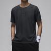 Jordan Camiseta Dri-Fit Adv de Secagem Rápida Gola Careca Cor Sólida Logo Manga Curta Masculina Camisetas Cinza-Escuro FN5865022