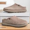 Men’s Summer Sandals Slipper Clogs Backless Mules Khaki Casual Shoes for Students Over Sized
