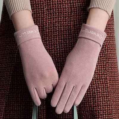 Ladies' Autumn And Winter  Fashionable And Versatile Touchscreen Gloves
