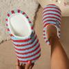 Cat cotton slippers women's autumn and winter home indoor universal soft bottom non-slip silent warm cartoon fluffy slippers
