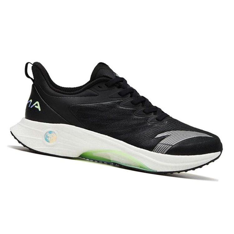 Anta MACH 3.0 Mesh Slip Resistant Abrasion Resistant Low top Running Shoes Women's Black White 122325583-7