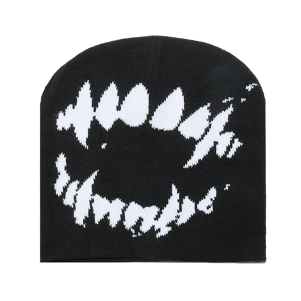 2025 Autumn and Winter New Beanie Personalized Hip Hop Grimace Knitted Hat Street Retro Pullover Cold Hat Men
