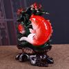 Yearly Abundance Koi Fish Ornament: Chinese Style Auspicious Home Decor for Living Room