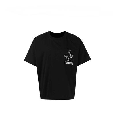 London Fashion Brand New High-end Street Natasha Zinko Unisex Bunny Print Men's T-shirt Pure Cotton Short Sleeve