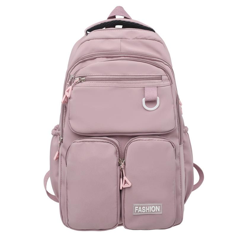 Schoolbag Large Capacity Outdoor Travel Bag Winter Casual Backpack Korean Version Fashion Campus Style Student Schoolbag Lightweight Weight Weight