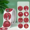 2 Rolls, 1000 Holiday Christmas Stickers, Perfect for DIY Gift Packaging, Baking and Decoration, Box Sealing Stickers