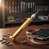 Phone Maintenance Tool 5 In 1 Magnetic Screwdriver Hardened Steel Construction Small Precisions Screwdriver