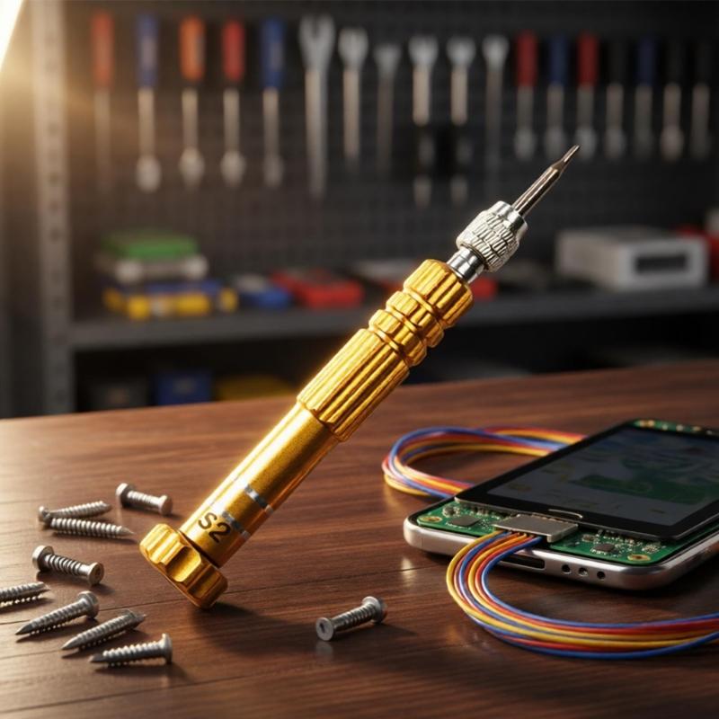 Phone Maintenance Tool 5 In 1 Magnetic Screwdriver Hardened Steel Construction Small Precisions Screwdriver