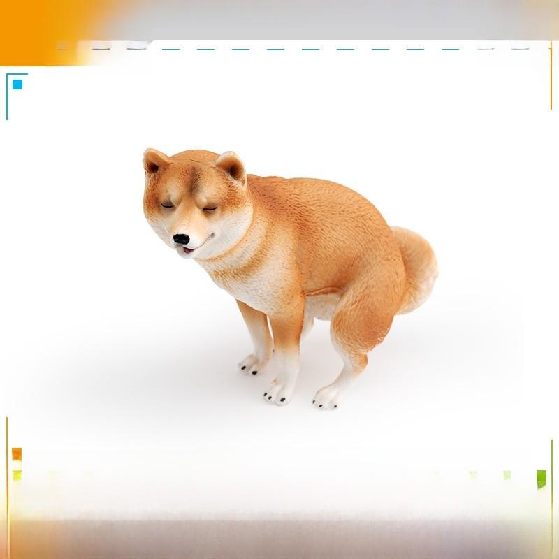 Pvc Realistic Shiba Inu Puppy Figure For Childrens Cognitive Play Animal Decor