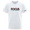 Focus Letter 2025 Unisexs Fashion Trendy Round Neck Tshirt Versatile Short Sleeve Shirt Outdoor Trendy Breathable Fashion Top