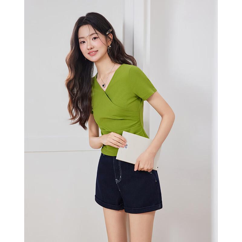 IEF Petite Korean Style Slim-Fit Top
