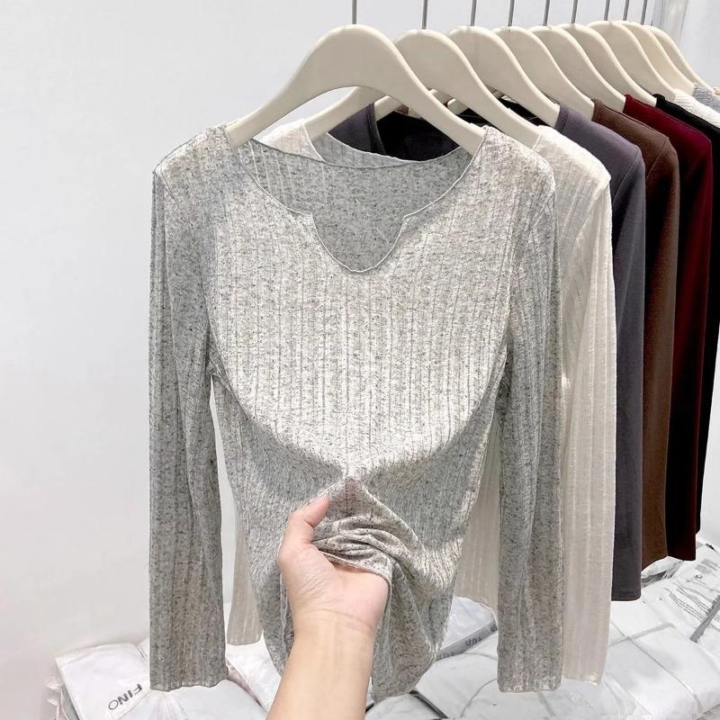 

Women s Textured Fabric Square Neck Long Sleeve Sun Protection Top S серый
