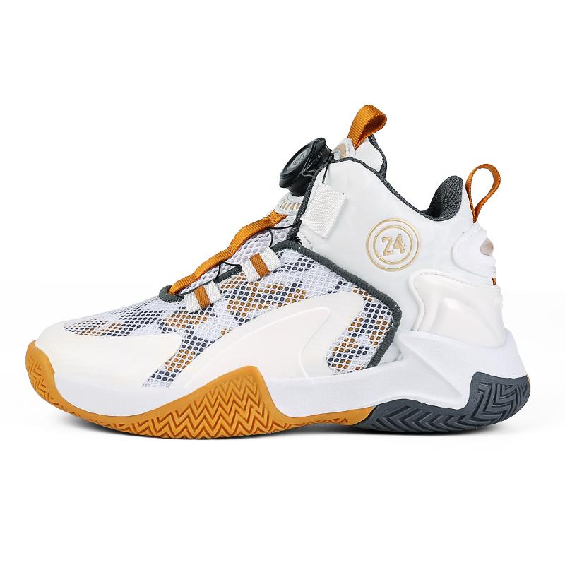 31-42 Kids Lagre Size Convenient and Fashionable Sports and Leisure Shoes High Top Basketball Shoes Sport Shoes