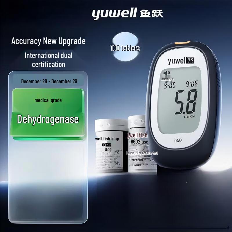 Yuwell 660 Blood Glucose Monitor Kit