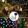 Solar Crystal Ball String Lights Outdoor Waterproof LED Fairy Lights 8 Modes for Garden Patio Yard Christmas Party Tree Decor