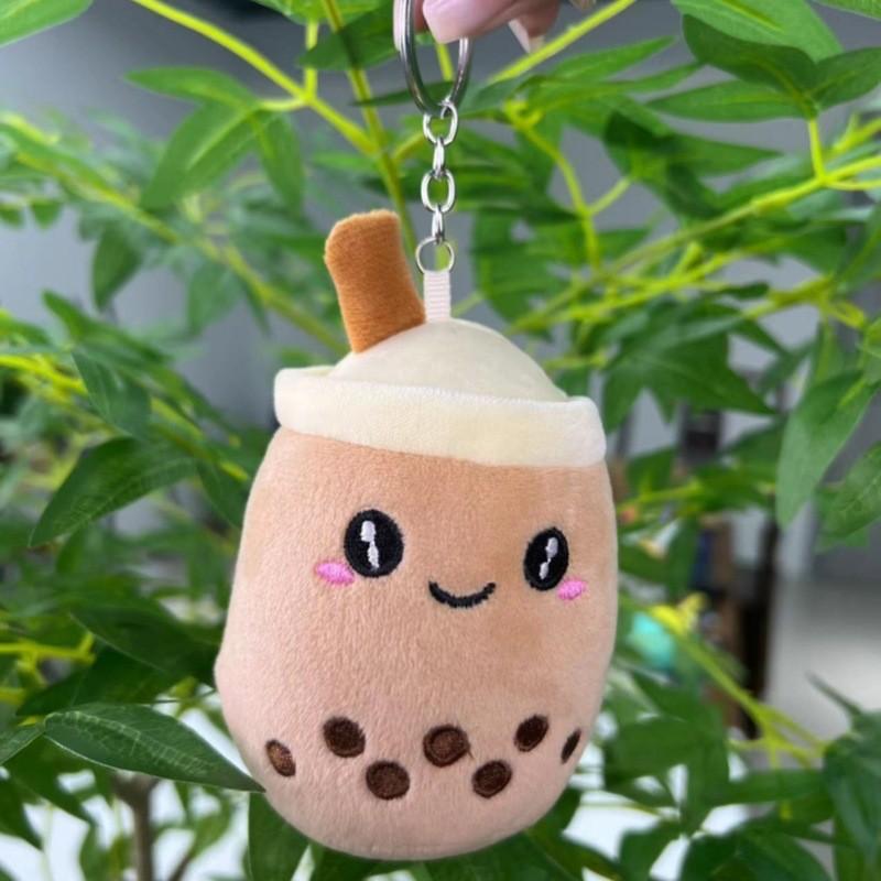 Milk Tea Unique Cup Plush Keychain Soft Toy Gift Colorful Enthusiasts Variants