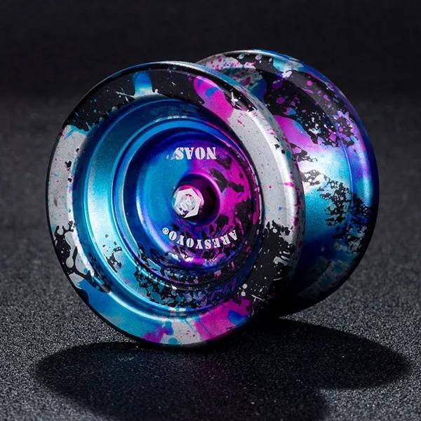 Yoyo Profissional Mágico Yoyo de Metal com Rolamento de 10 Bolas Liga de Alumínio Alta Velocidade Yoyo Não Responsivo Brinquedos Clássicos Para Crianças