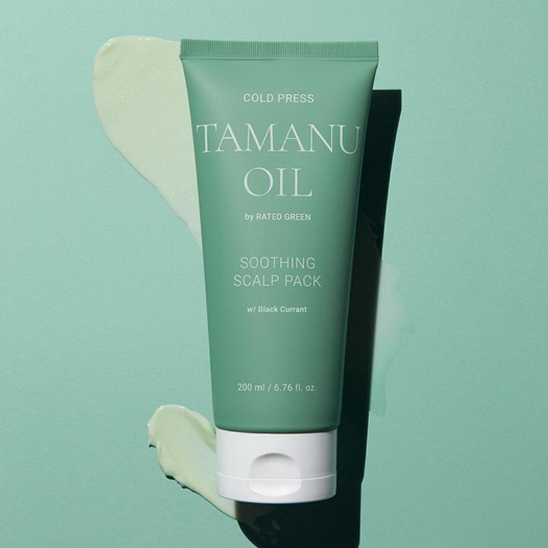 Masque apaisant pour cuir chevelu à l'huile de Tamanu pressée à froid 200 ml