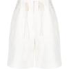 Drawstring-waist Cotton Shorts Women's J40KA0121J45039-WHITE