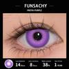 FUNSACHY Cosplay Black White Contact Lenses for Eyes 1Pair Colored Anime Lens Eye Makeup Pupil Halloween Women Men's Accessories