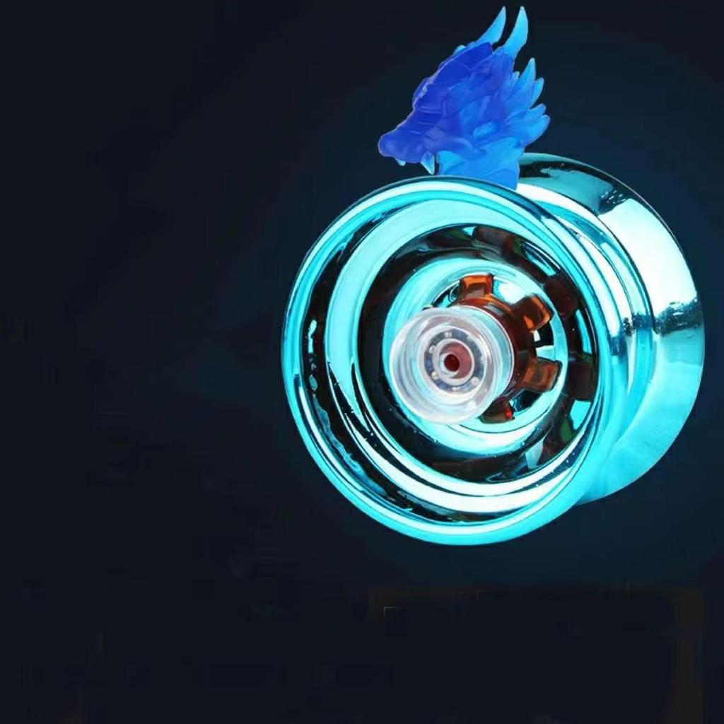 Yo-Yo 1PCS High-end Professional Alloy Material Children's Hand Pull Line Toy Easy To Use