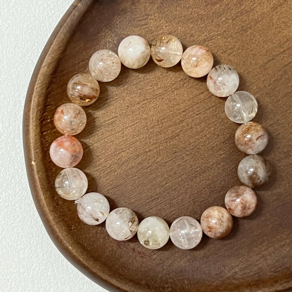 Women Natural Crystal Beaded Bracelets 8mm 10mm 12mm Round Yoga Bead Stretch Bangle Handmade DIY Jewelry Gift