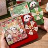 Doppelspulen-Drehkalender Cartoon Panda Klappkalender Neujahr Tischkalender Büro
