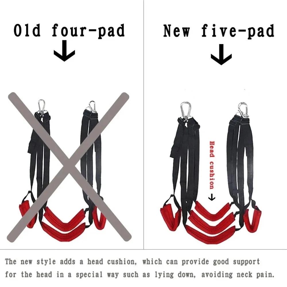 Sex Toys for Couples Erotic Product Sex Swing Soft Sex Furniture BDSM Fetish Bondage Love Adult Games Chairs Hanging Door Swings