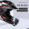 for Shoei Hornet ADV / X2 Helmet Custom Aluminium Chin Mount for GoPro13 12 11 DJI Action5pro 4 3 Insta360 X4 X3 Ace pro Camera