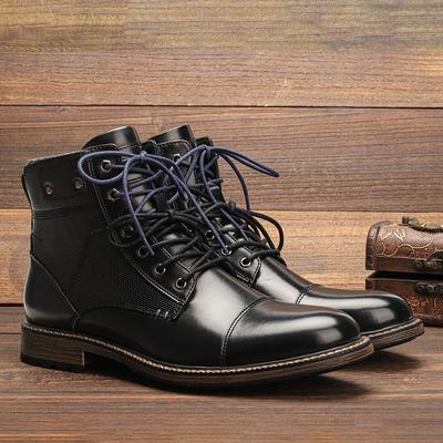 Wafsle Velikost 41 -45 Vintage kotníkové boty Pánské Trendy Pánské Motocyklové Pro Pánské Boty