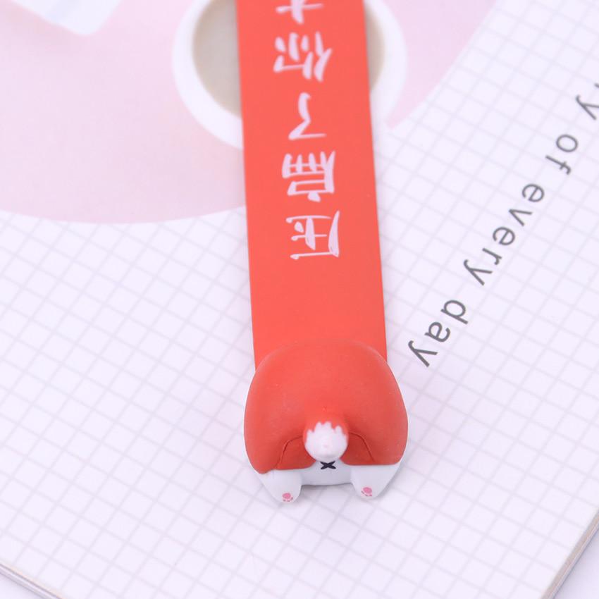 PVC Niedlich Kawaii Hund Katze Hamster Fuchs Hintern Lesezeichen für Buchmarkierungen Kreative Artikel Lieblich Koreanische Schreibwaren Geschenk